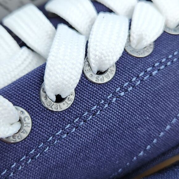 🔹️NWT Chaps Blue Chace Canvas Lace-up Sneakers Men's 7.5 - Picture 10 of 13
